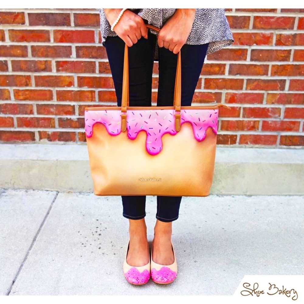 Shoe Bakery Pink Sprinkle Tote